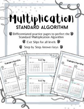 Image result for Standard Algorithm Multiplication Visual