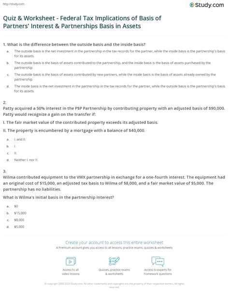 Partnership Adjusted Basis Worksheet 的图像结果