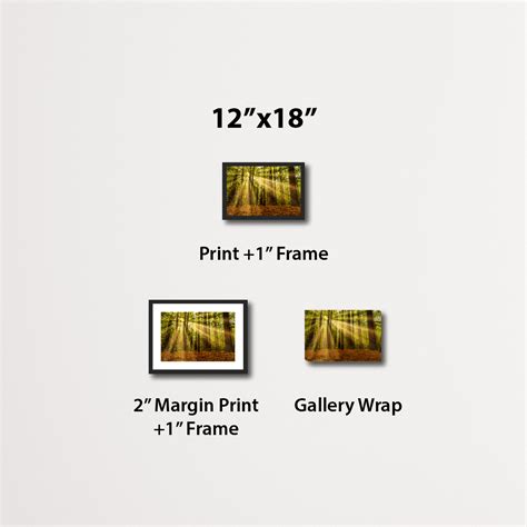 Rate Card for the Canvas/Archival Prints