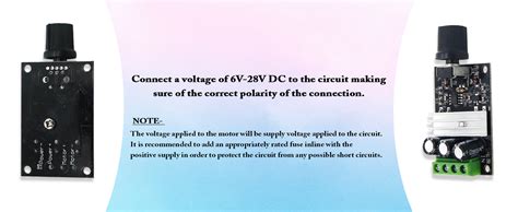 Electronic Spices PWM DC Motor Speed Controller Speed Switch Module 6V ...