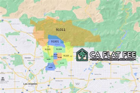 Southern California Zip Code Map Detailed Area Maps