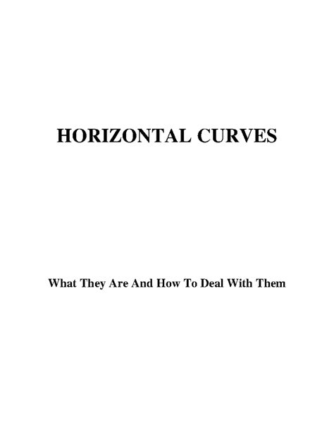 Image result for Horizontal Curve Tutorial
