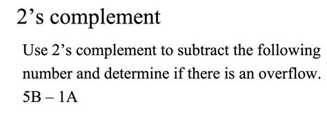 Subtraction Using 2s Complement 的图像结果
