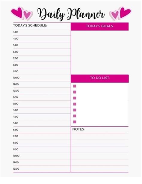 Free Printable Time Schedule 的图像结果