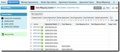 How to trigger Data Mapping on already sent agreements in Salesforce ...