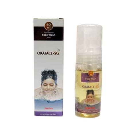 Buy ORAFACE SG FACE WASH BOTTLE OF 60 ML Online & Get Upto 60% OFF at ...