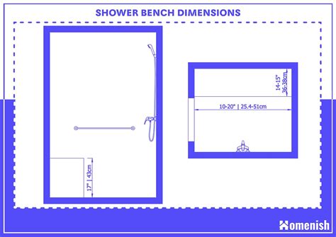 Shower Bench Dimensions - What You Should Know - Homenish