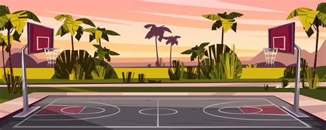 Basketball Court Cartoon 的图像结果