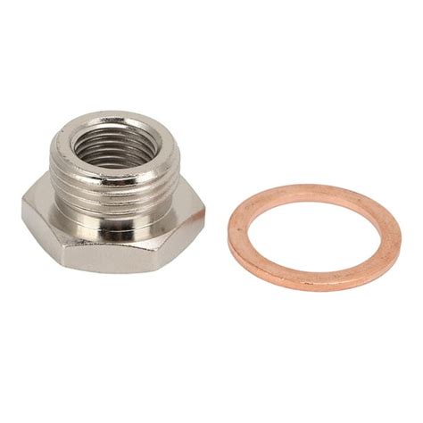 Sensor Adapterwith Gasket,Oxygen Sensor Adapter Metal Oxygen Sensor ...