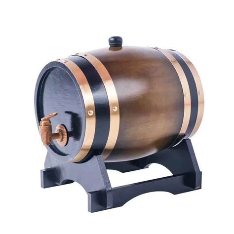 15L橡木酒桶葡萄酒桶自酿红酒桶XO白兰地存酒桶发酵桶装饰酒桶木-阿里巴巴