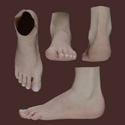 3D model game-ready Woman Foot | CGTrader