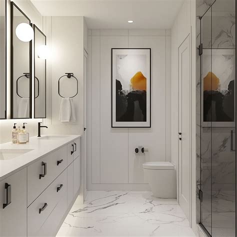Smart & Stylish Design Ideas for Long Narrow Bathrooms | FH