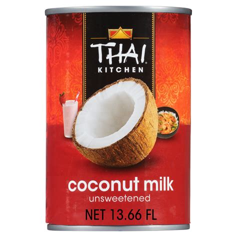 Thai Kitchen Gluten Free Unsweetened Coconut Milk, 13.66 fl oz Can for ...