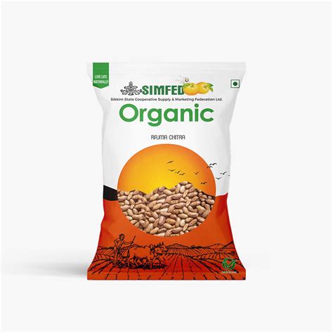SIMFED Organic Rajma Chitra 500g / 1kg – One India Organic