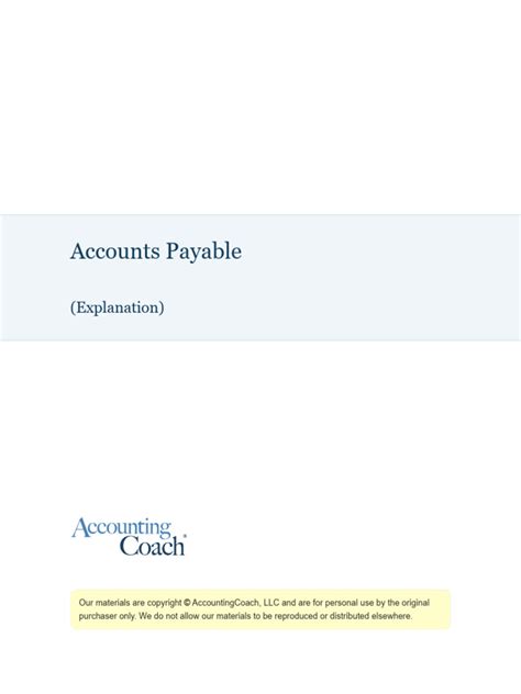 Image result for QuickBooks Accounts Payable Tutorial PDF