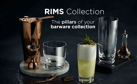 Buy LUCARIS Rims Wine Glass Set High Ball 345 ml Party Glasses Set of 6 ...