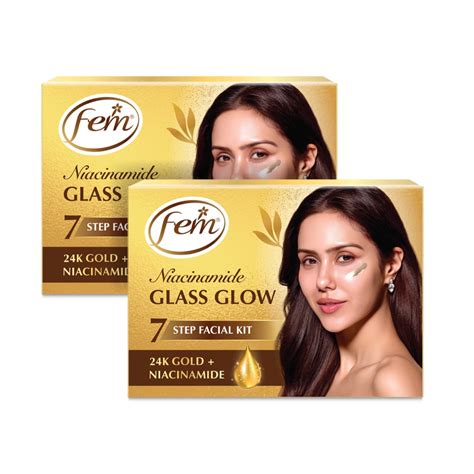 FEM Niacinamide Glass Glow Facial Kit 35g