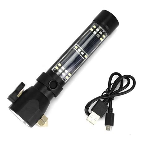 Image result for Solar Powered LED Flashlight
