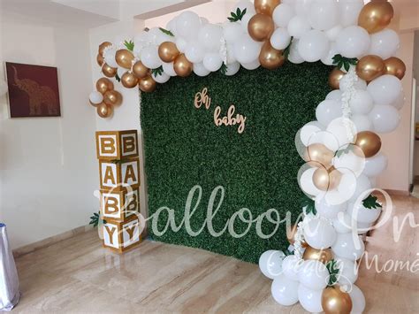 Organic Baby Shower Decor Bangalore | Upto 50% Off - Balloon Pro