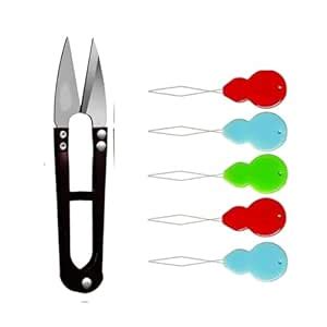5 Pieces Needle Threader | Guard Shape Hook Threading | Automatic ...