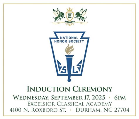 NHS Induction Ceremony – Excelsior Classical Academy