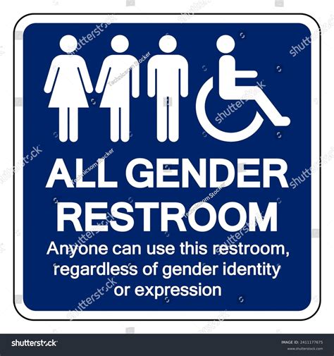 All Gender Restroom Symbols All Gender Restroom Signs | Gender Neutral