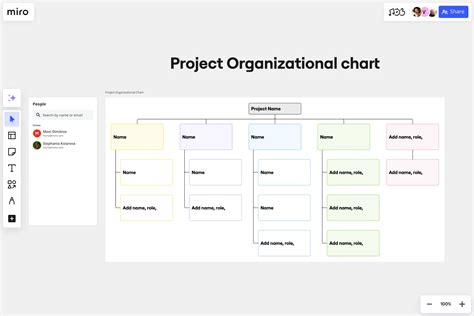 Image result for Project Org Chart Sample