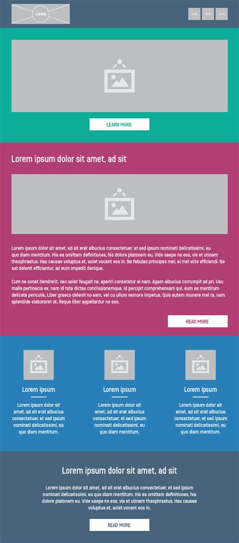 Image result for Email Wireframe F Pattern