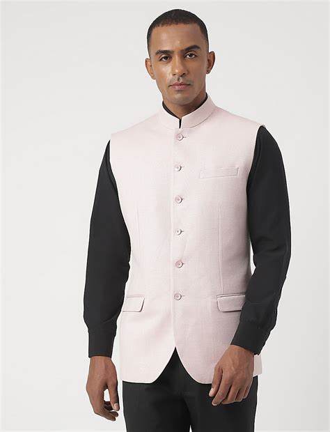 Buy Tailored-Fit Textured Sleeveless Waistcoat at Marks & Spencer