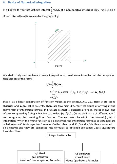 Introduction to Numerical Integration – Numerical Methods