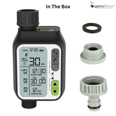 Automatic Water Timer for Drip Irrigation with Smart Rain Sensor