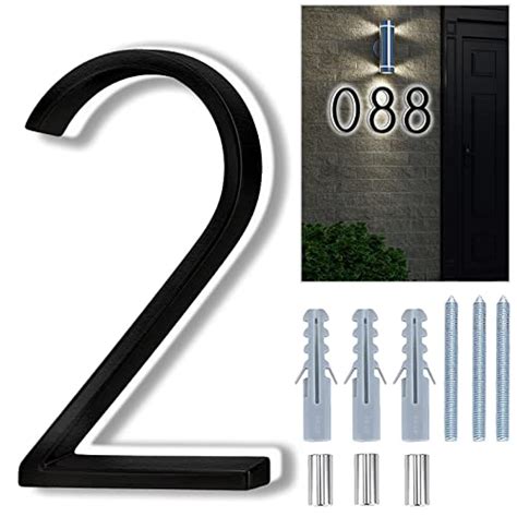 Image result for Backlit House Numbers LED