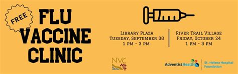 Free Flu Vaccine Clinic, 2277 Napa Vallejo Hwy, Napa, CA, United States ...