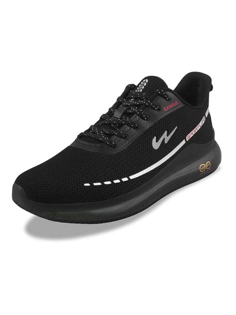 Buy Campus SENSOR Black Men's Running Shoes Online | Campus Shoes