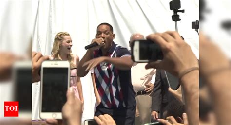 Will Smith performs at 'Suicide Squad' event | English Movie News ...