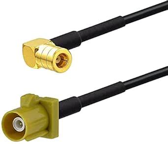 3AN Telecom Radio Antenna Adapter Cable 6 inches Fakra Curry Code K ...