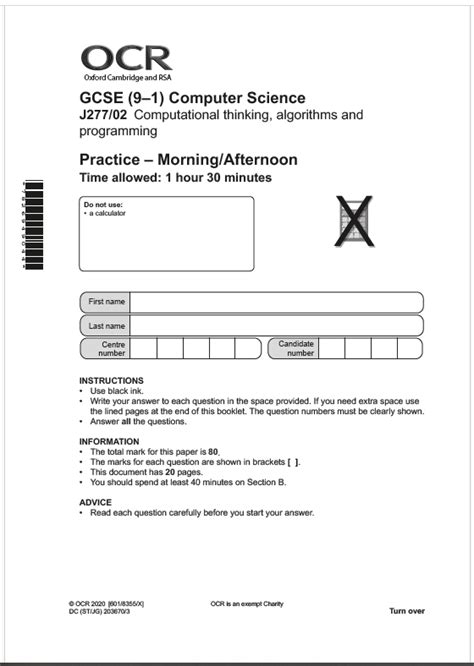 Image result for GCSE Computer Science Paper 2 OCR Python Questions