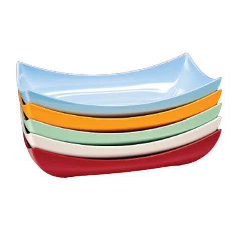Zicco K-2023 Melamine Large Size Display Plate, 47.5x26x8 cm, Blue Price