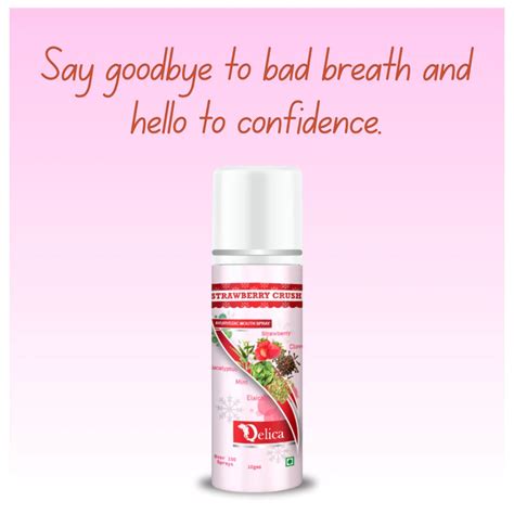 Qelica Strawberry Crush Ayurvedic Mouth Spray for Oral Hygiene Fresh B ...