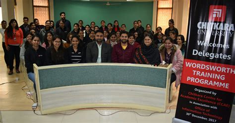 Chitkara Centre for Academic Excellence organized Wordsworth Training ...