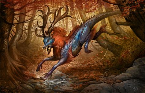 Qilin (from Chinese Mythology) - | Weird creatures, Mythical creatures ...