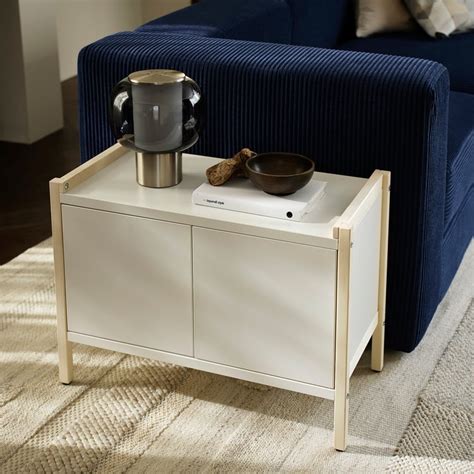 EKENABBEN cabinet, aspen/white, 70x35x51 cm (271/2x133/4x201/8") - IKEA
