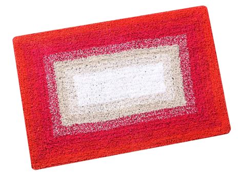 Buy AAZEEM Export Quality Cotton Door Mat with Anti Skid Back (Orange ...