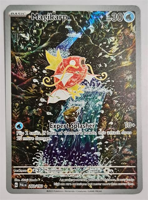 Pokemon Card Paldea Evolved 203/193 Magikarp Illustration Rare *MINT ...