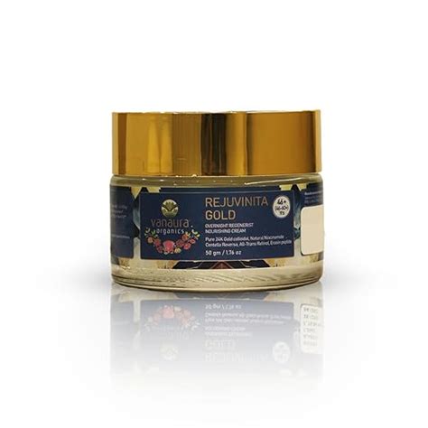 Vanaura Organics Rejuvinita Gold 46+ | Overnight Cream for Glowing Skin ...