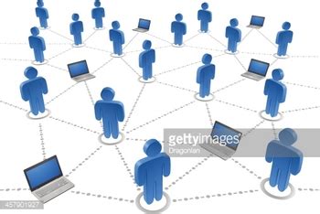 Computer Network Types Vector Image 的图像结果