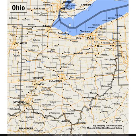 ScalableMaps: vector maps of Ohio