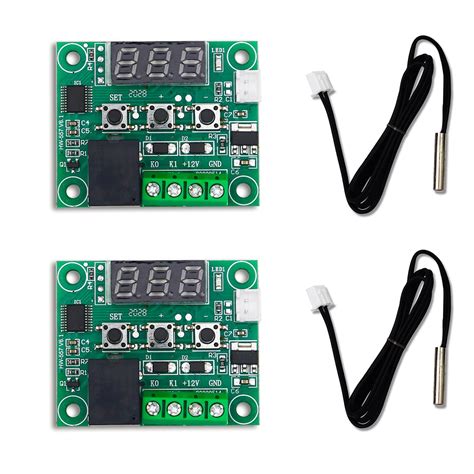 Electronic Spices W1209 12V DC Digital Temperature Controller Board ...