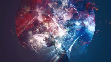 Download wallpaper 1366x768 girl, art, surrealism, abstraction tablet ...