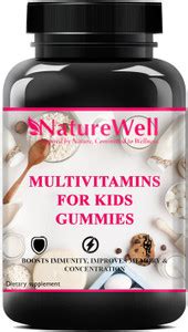 Naturewell Multivitamin Gummies for Kids Pro Price in India - Buy ...